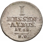 Niemcy, 1 Hessen albus 1768 - mała data, Hessen-Kassel